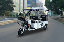 Tumtum With X1 Kit - Battery Operated Rickshaw With Rear Coil