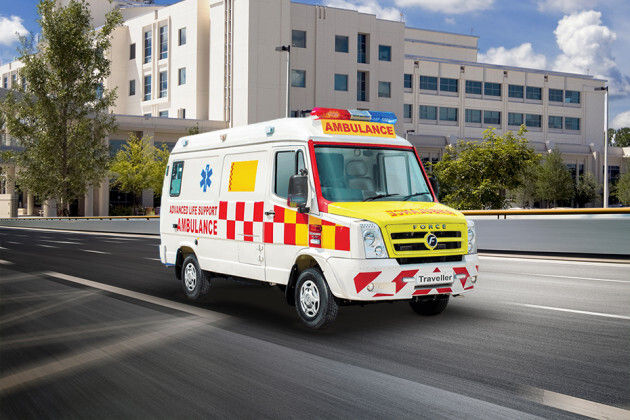 Force Traveller Ambulance 3350  D type Ambulance