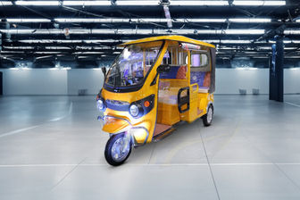 Kaptech Yellow Battery Operated E-Rickshaw
